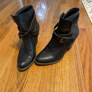 Black Mid-Calf Boots